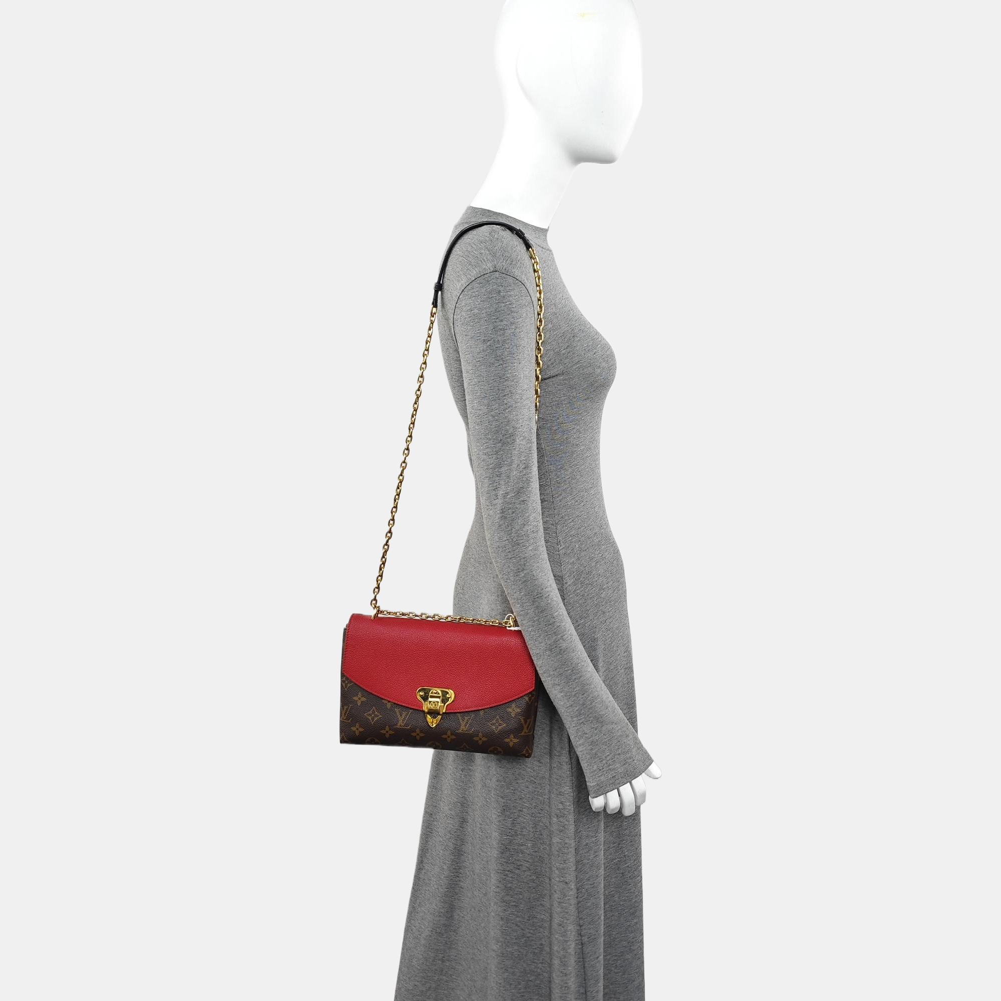 SAINT PLACIDE Monogram Coated Canvas Brown