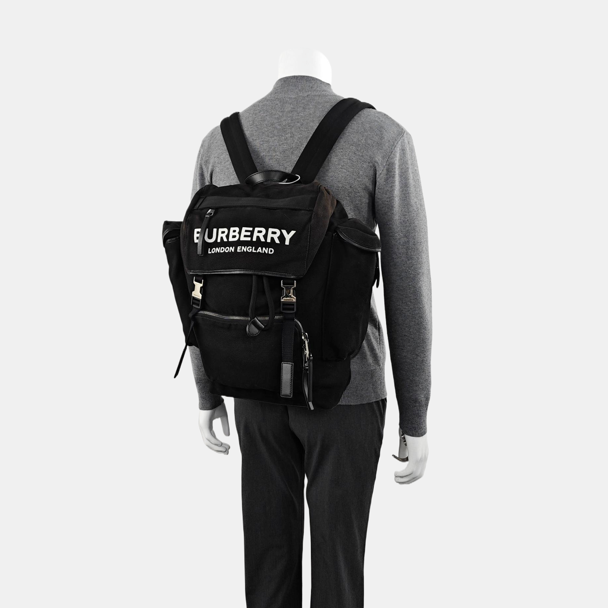 The Rucksack Canvas Black