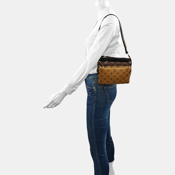 LV3 Monogram Coated Canvas Brown