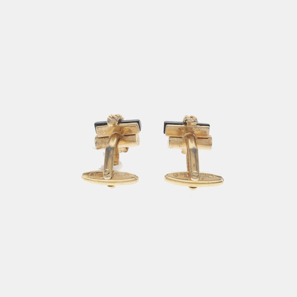 Metal Cufflink Gold