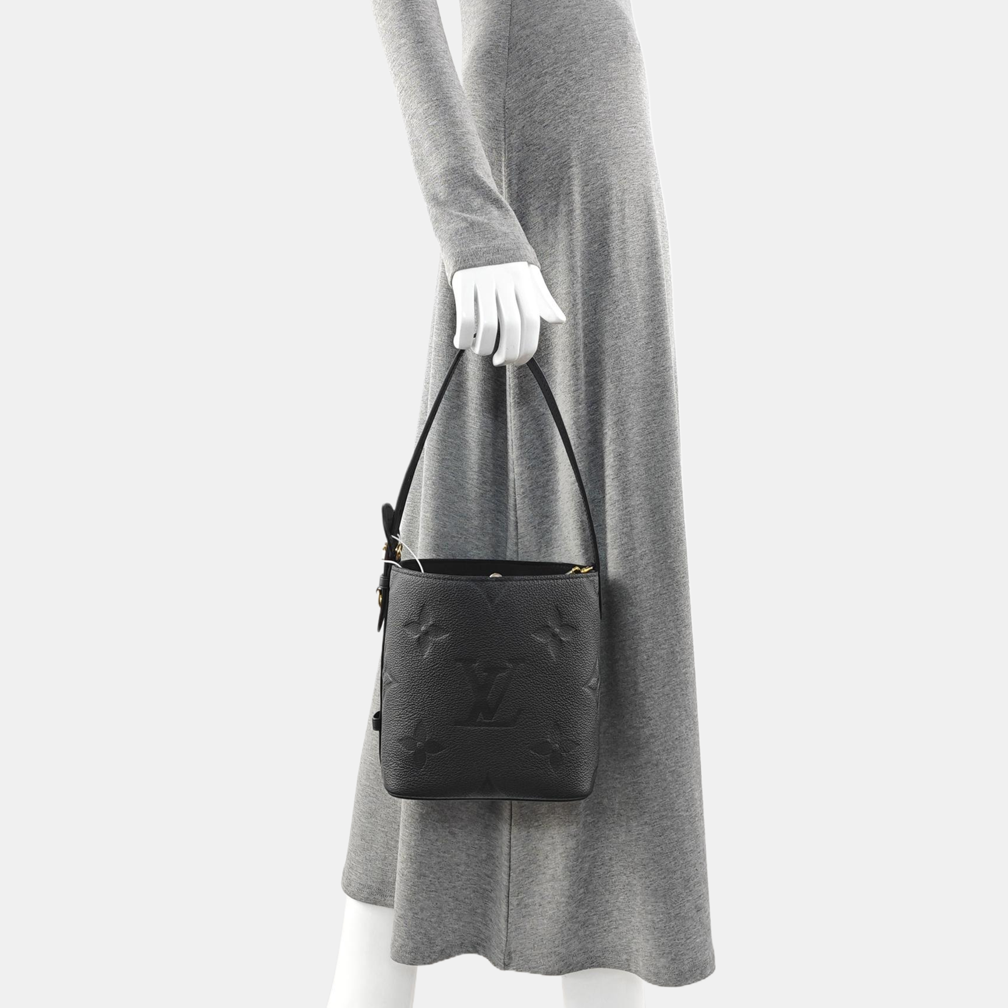 ALL IN BB Monogram Calfskin Black