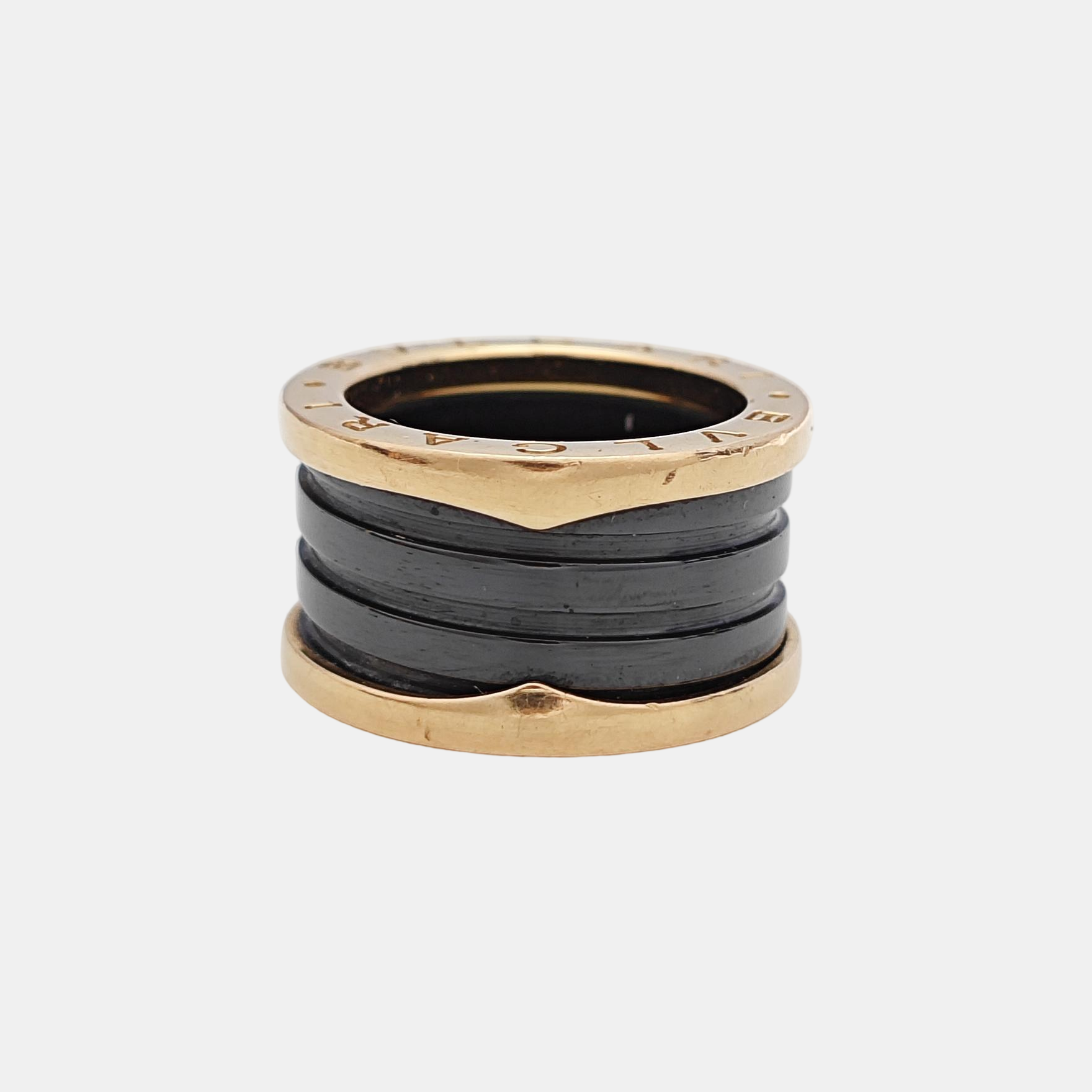 B.ZERO1 18k Rose Gold Ring EU 51