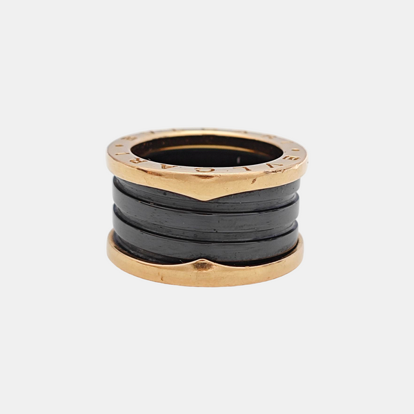 B.ZERO1 18k Rose Gold Ring EU 51