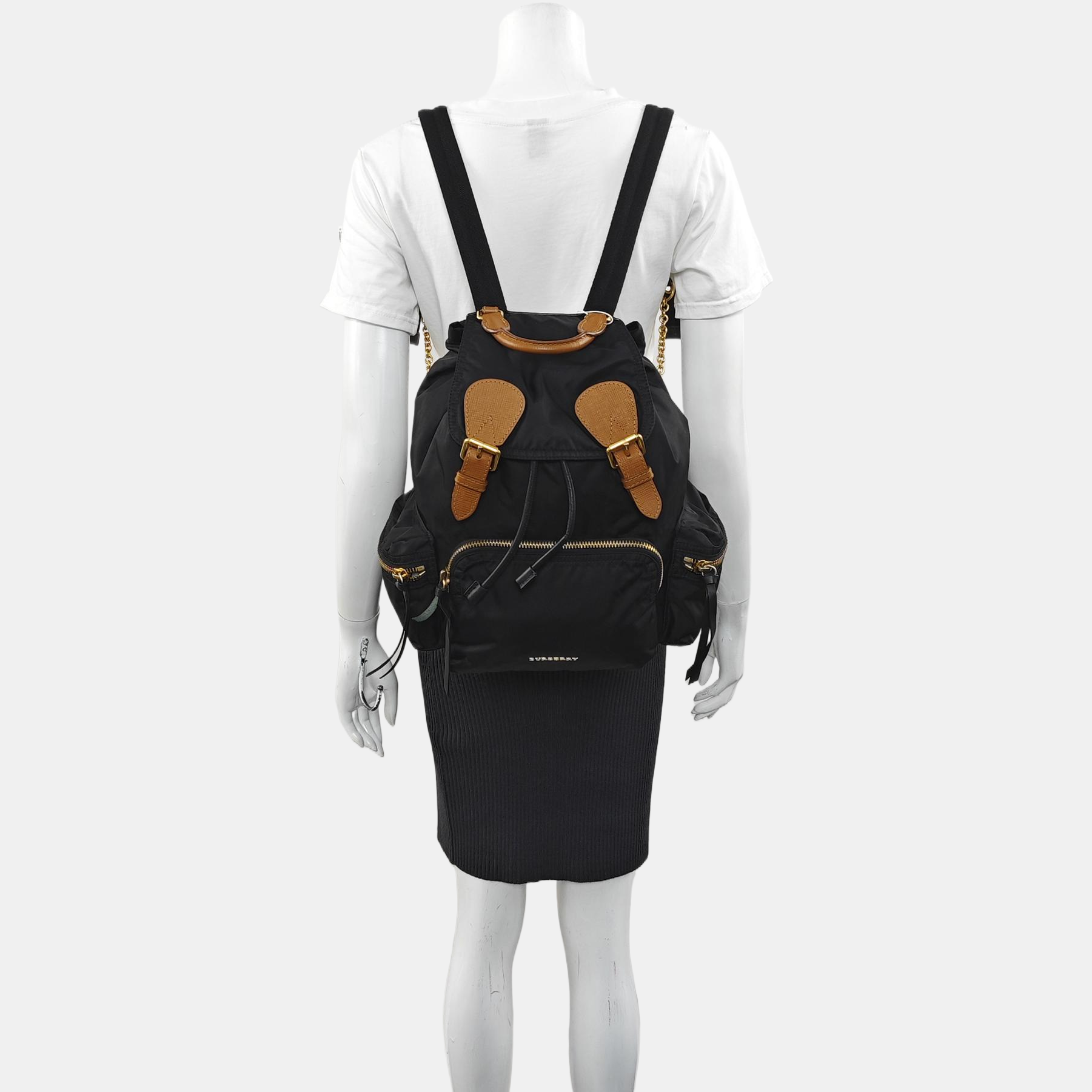 The Rucksack Medium Nylon Black
