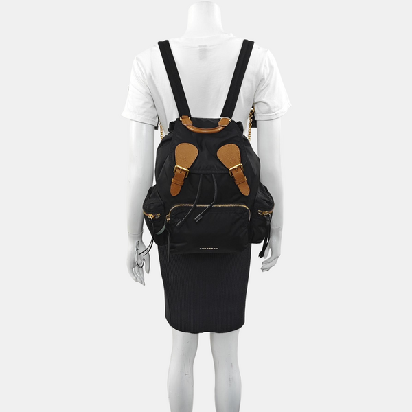 The Rucksack Medium Nylon Black
