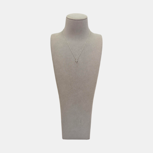 18k White Gold Silver Necklace