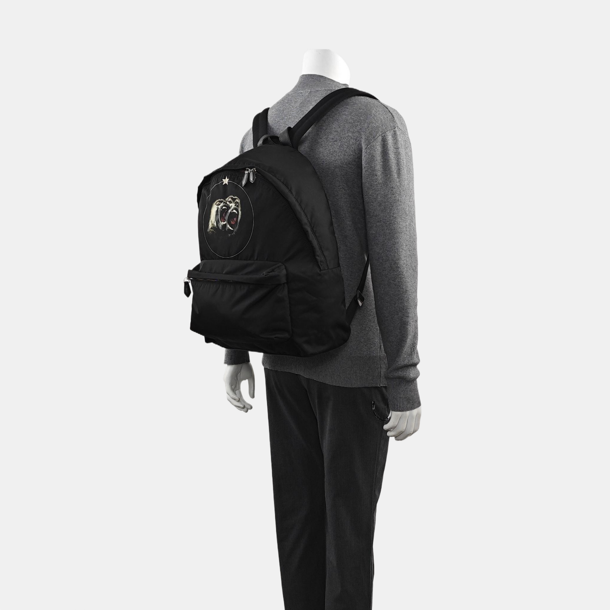Nylon Backpack Black