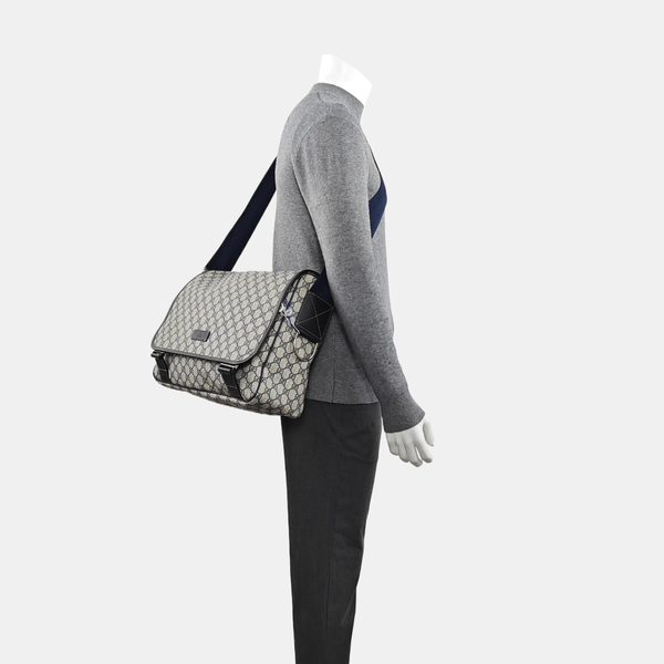 Monogram Coated Canvas Shoulder Bag Beige