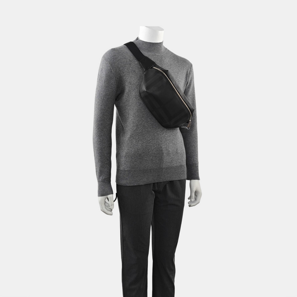 London Medium Coated Canvas Gray