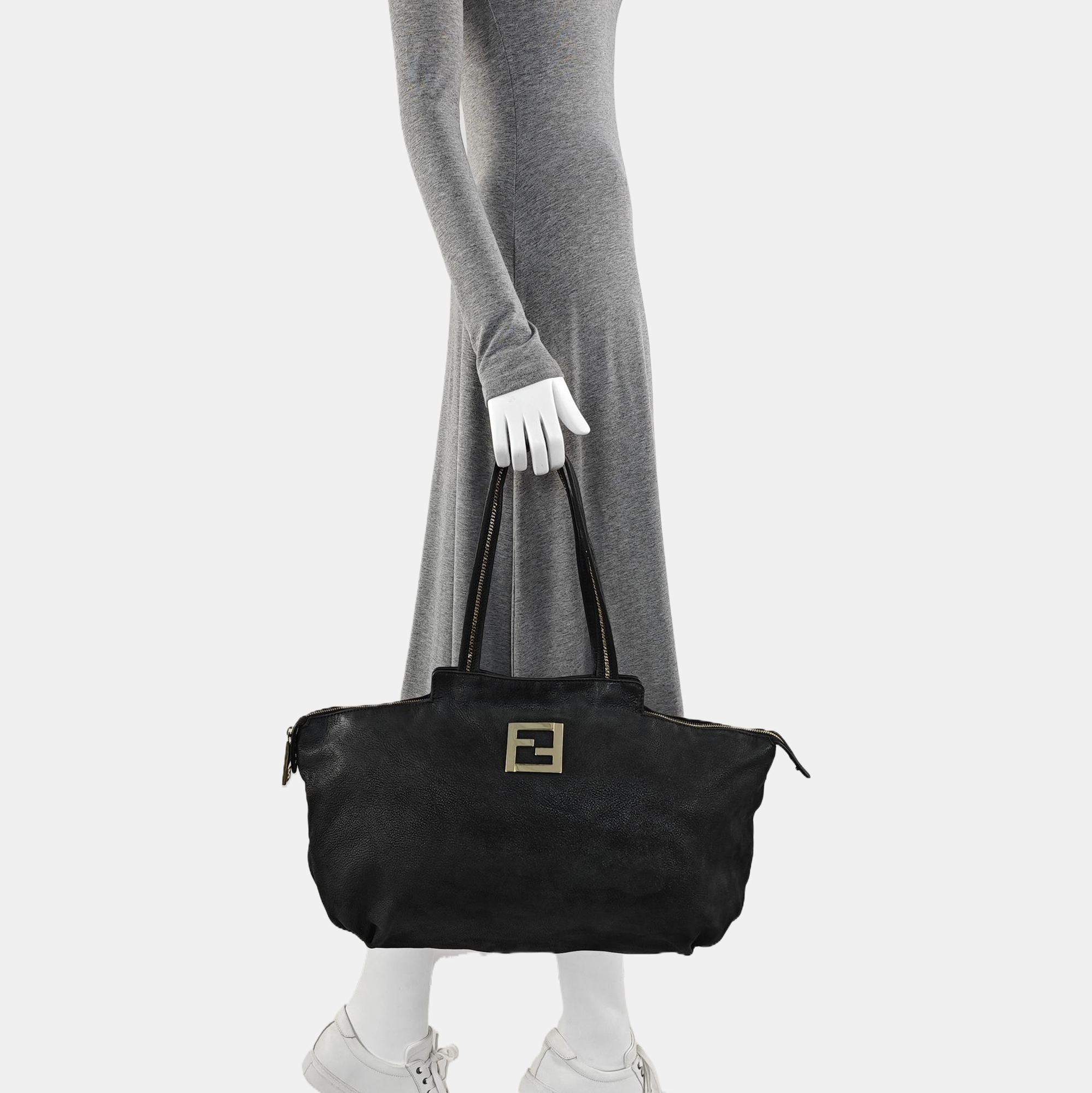 Calfskin Tote Bag Black