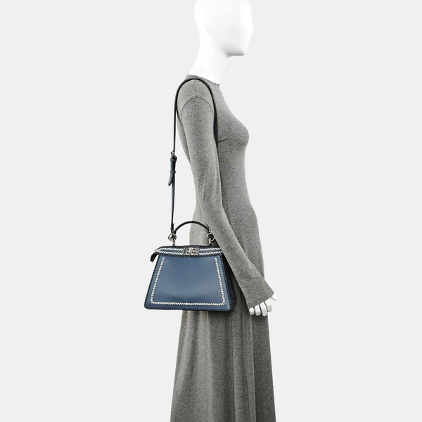 Peekaboo Mini Calfskin Blue