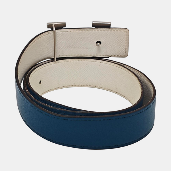 Leather Belt Blue