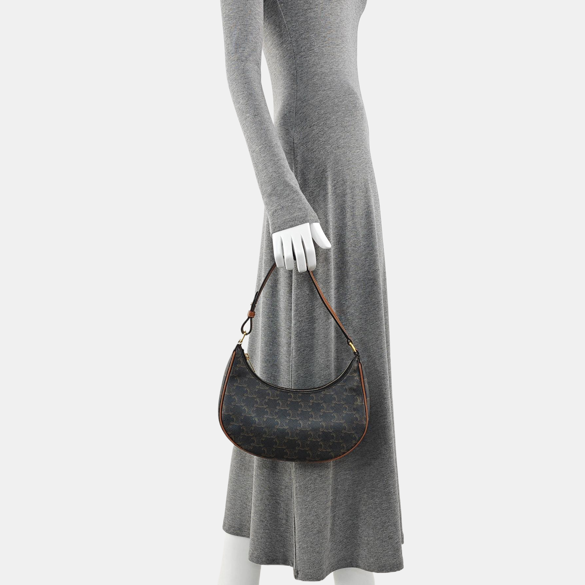 AVA Small Coated Canvas Brown