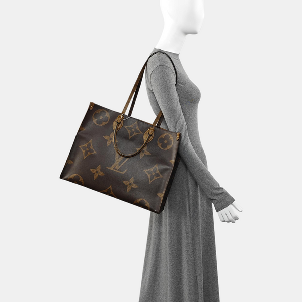 ONTHEGO GM Monogram Coated Canvas Brown