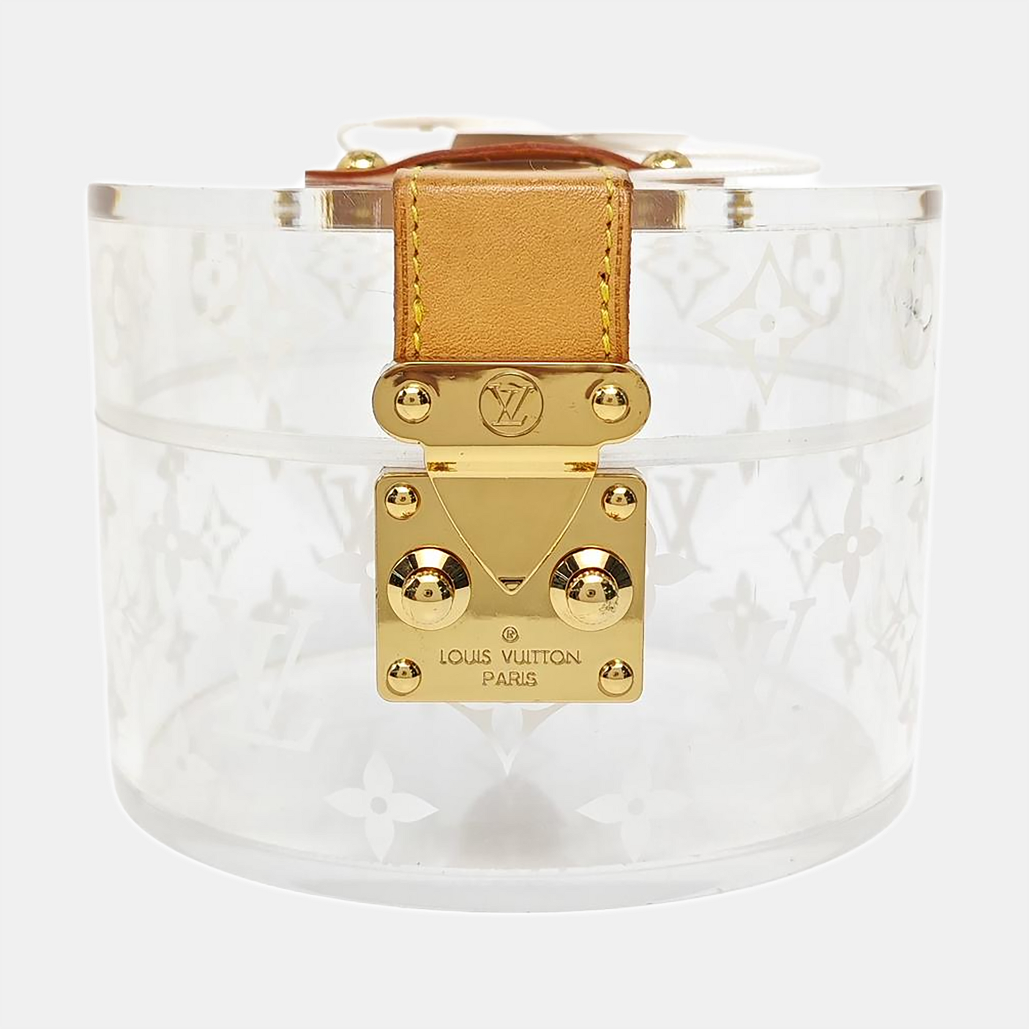 BOX SCOTT Monogram Plastic Clear