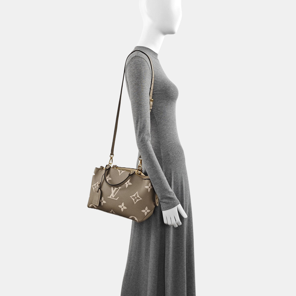 PALAIS PM Monogram Calfskin Gray