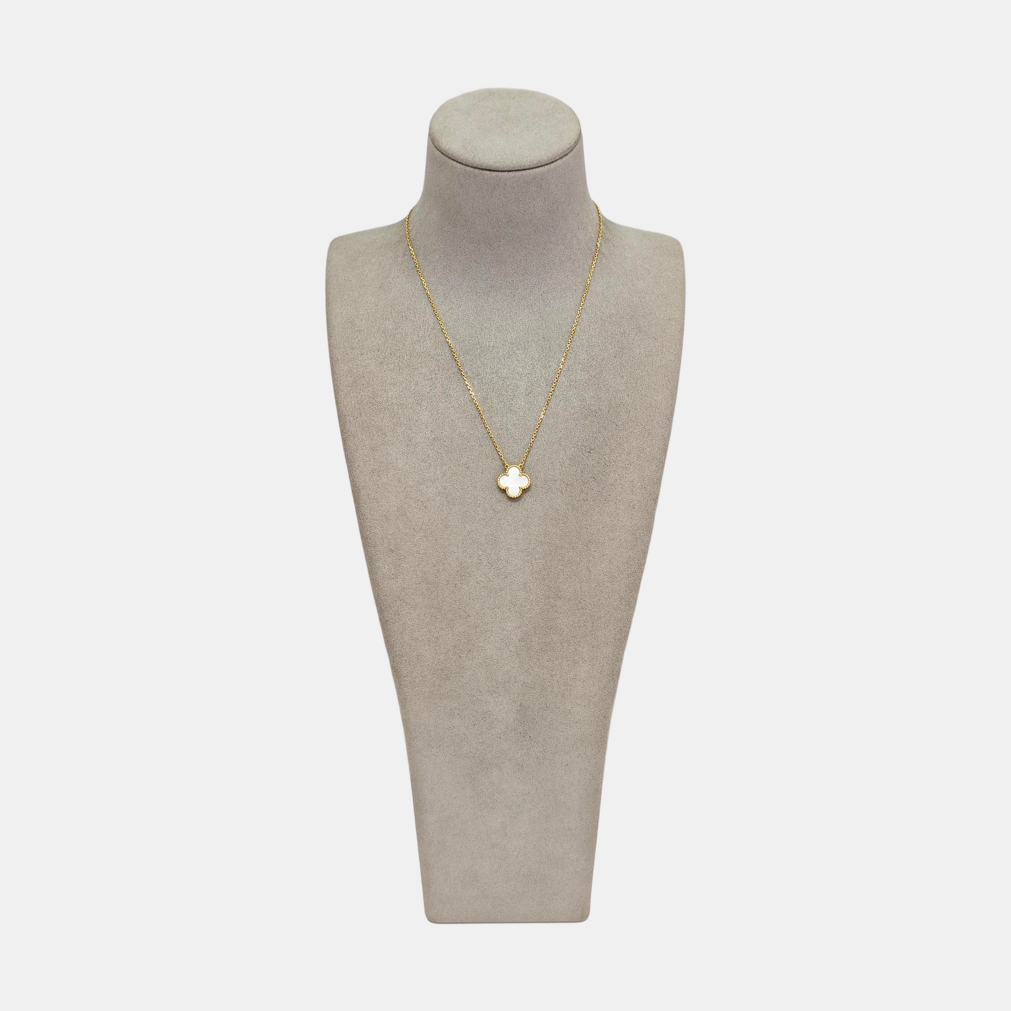 Vintage Alhambra 18k Gold Necklace