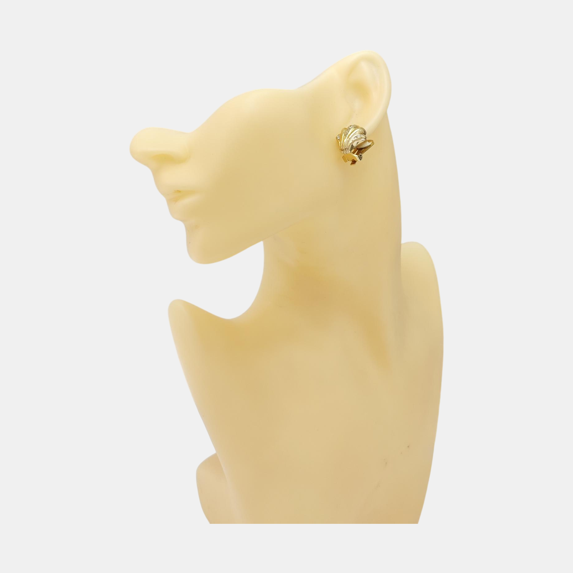 Metal Gold Clip On Earrings