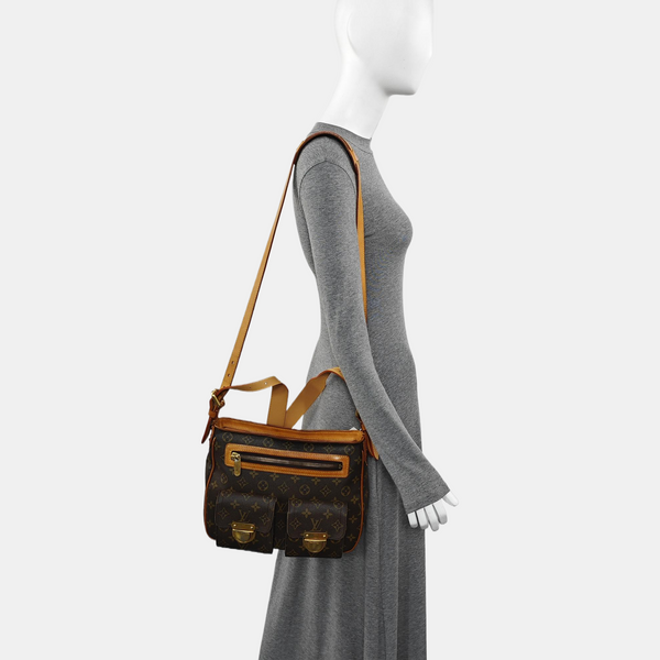 HUDSON GM Monogram Coated Canvas Brown