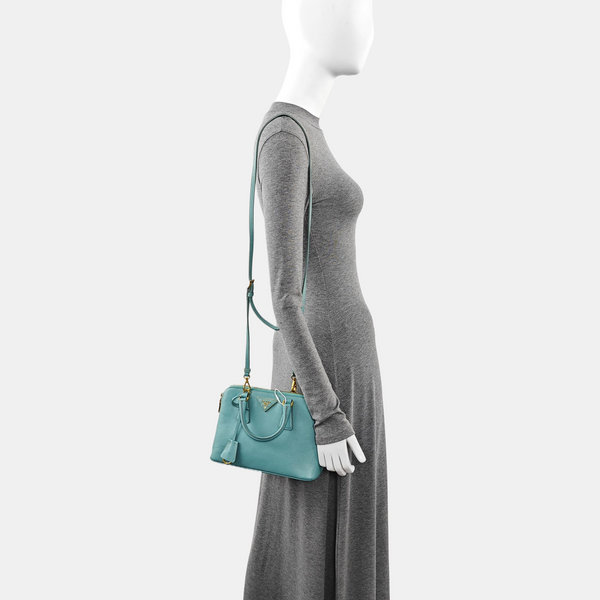 Authenticated pre-owned  Promenade Saffiano Calfskin Blue - Shoulder Bag at Looply
