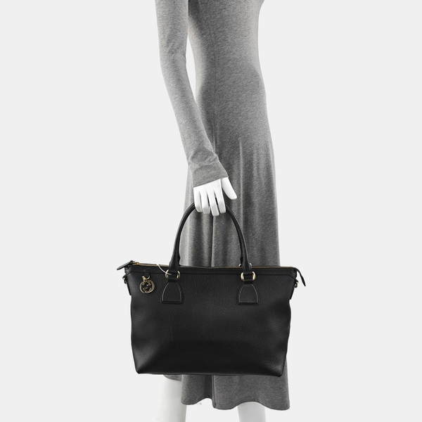 Microguccissima Calfskin Black