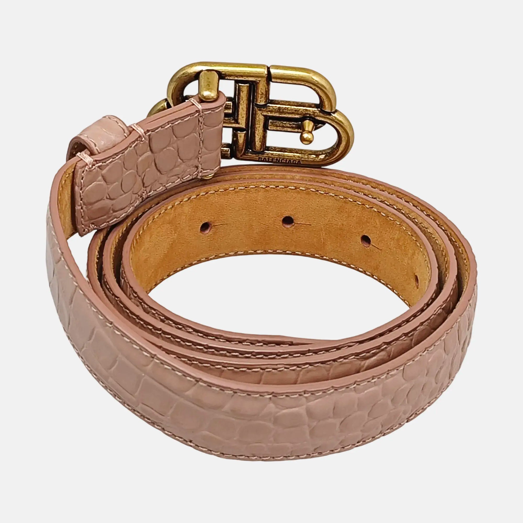 Leather Belt Red