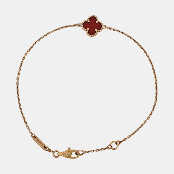 Sweet Alhambra 18k Rose Gold Bracelet