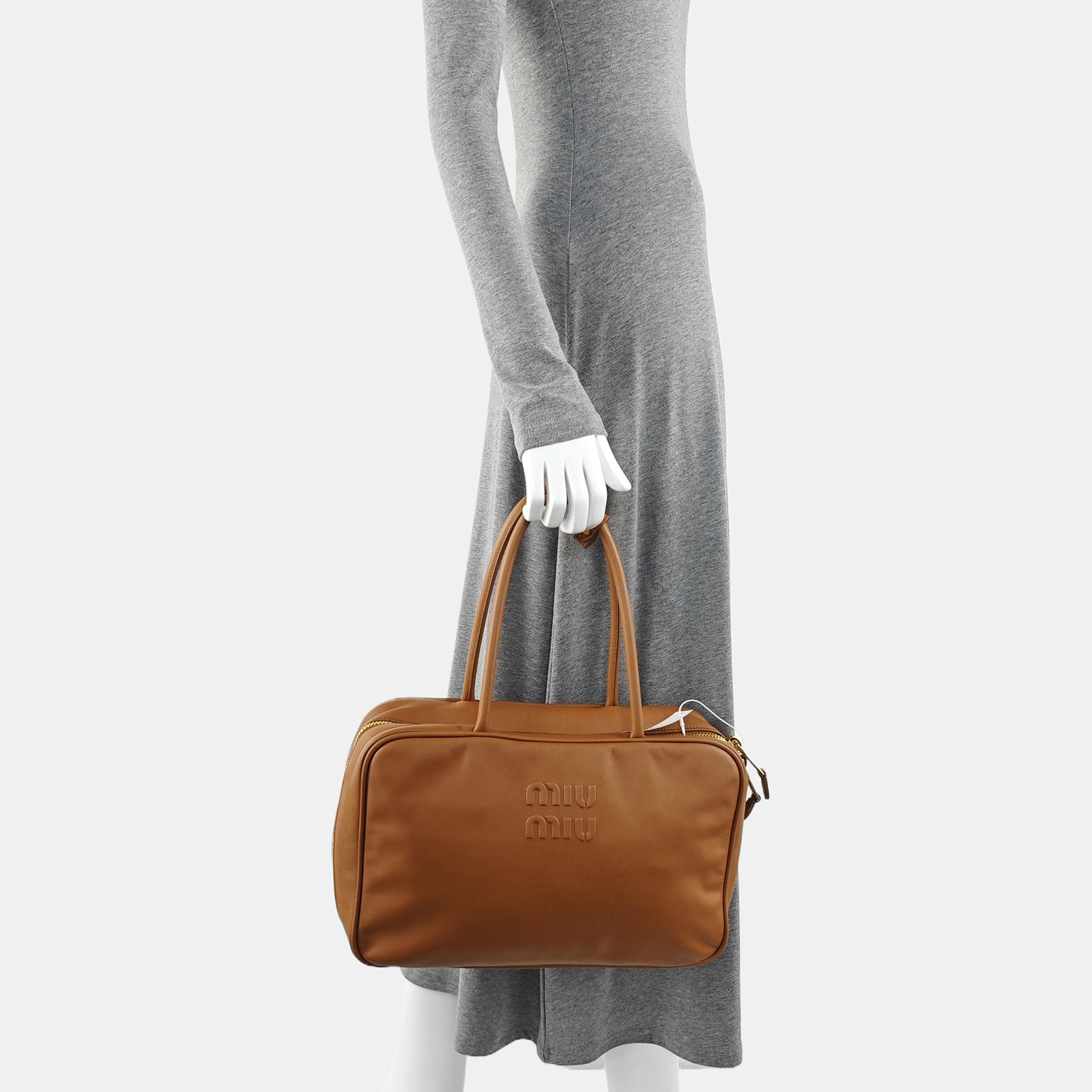 Beau Large Calfskin Brown