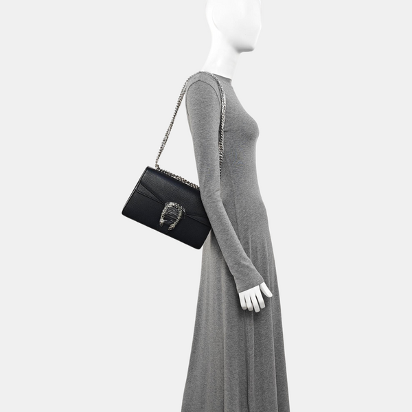 Dionysus Small Calfskin Black