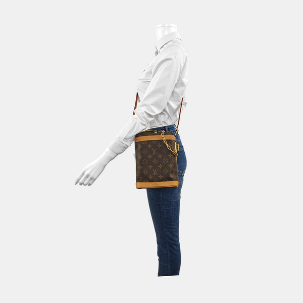 MILK BOX Monogram Coated Canvas Brown