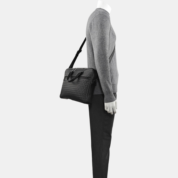 Calfskin Shoulder Bag Black