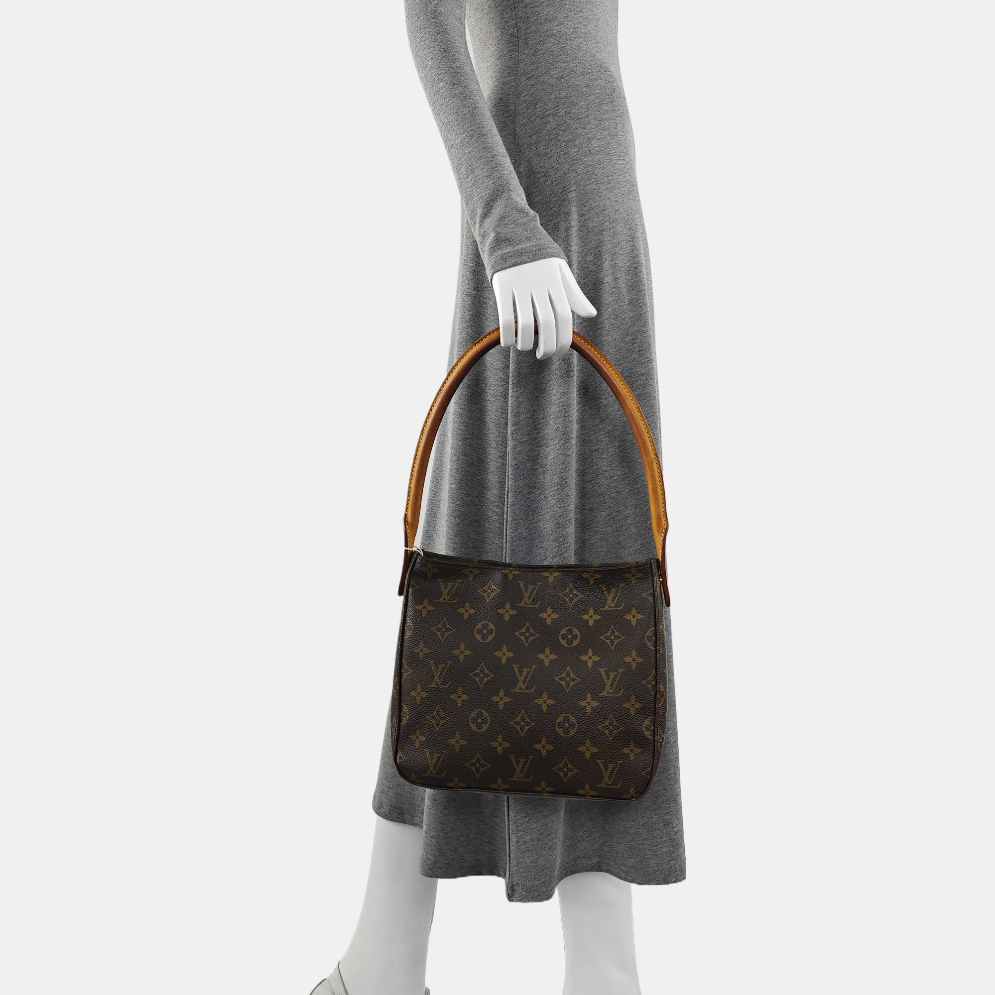 LOOPING MM Monogram Coated Canvas Brown