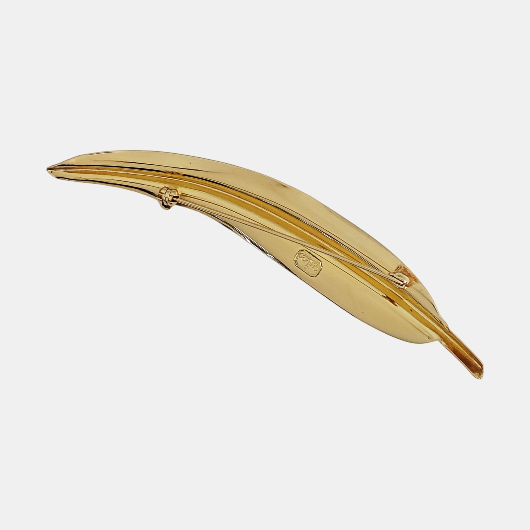 Metal Gold Brooch