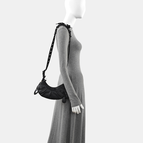 Le Cagole Small Calfskin Black