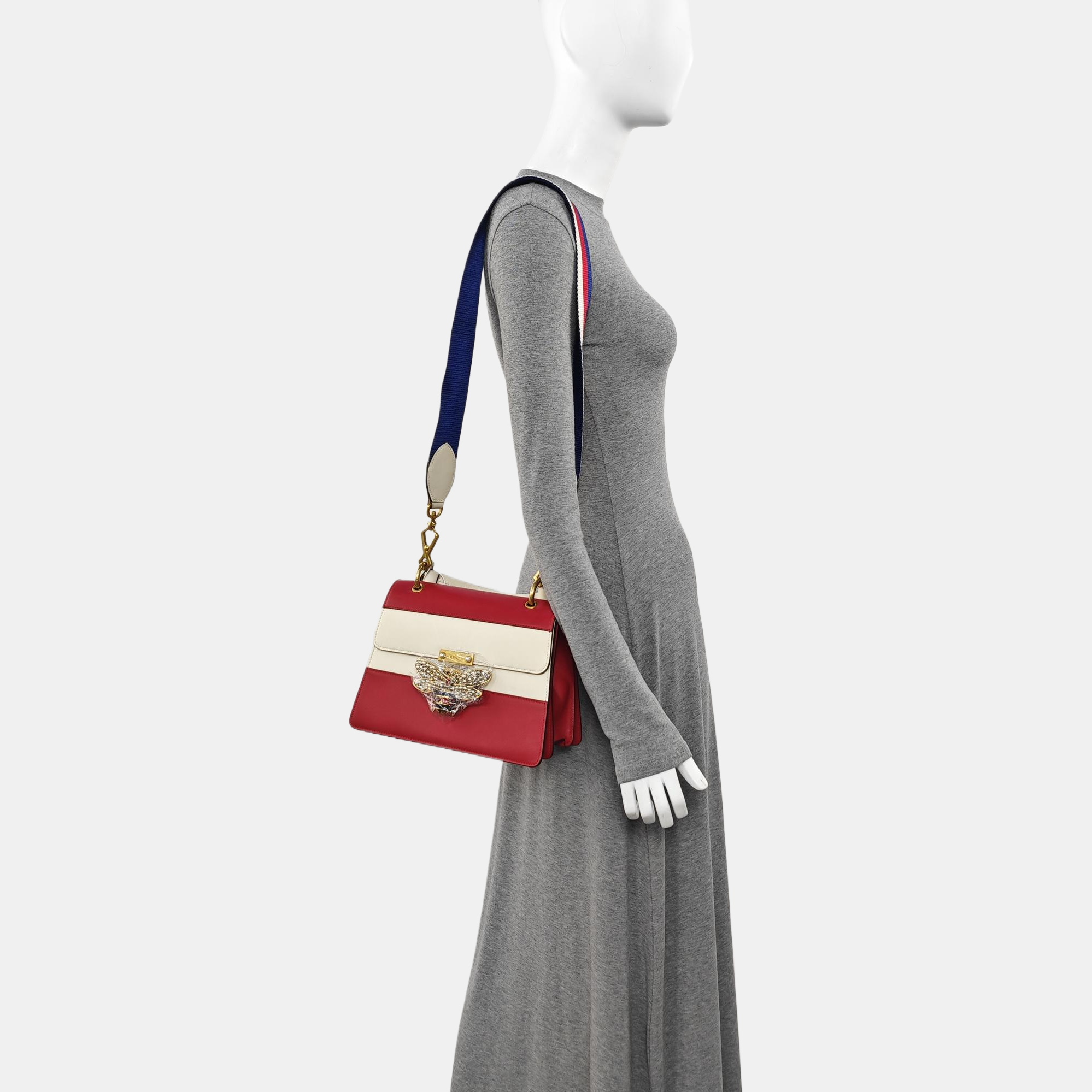 Queen Margaret Small Calfskin Multicolor