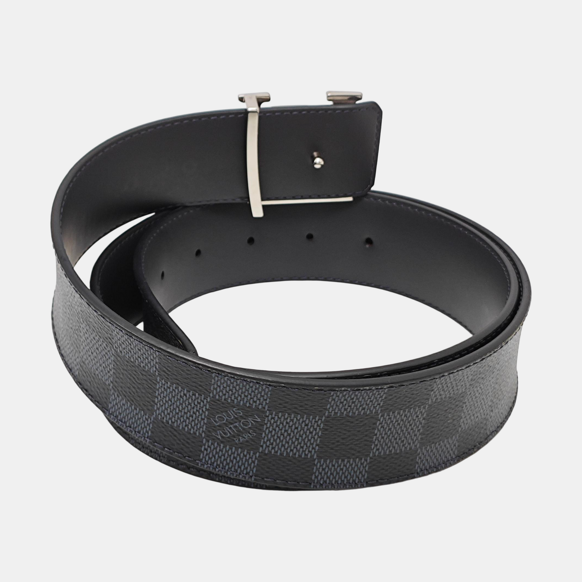 Coated Canvas Belt Blue
