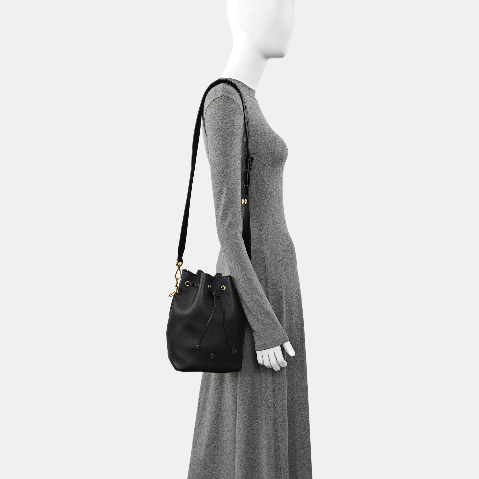 Mon Tresor Small Calfskin Black