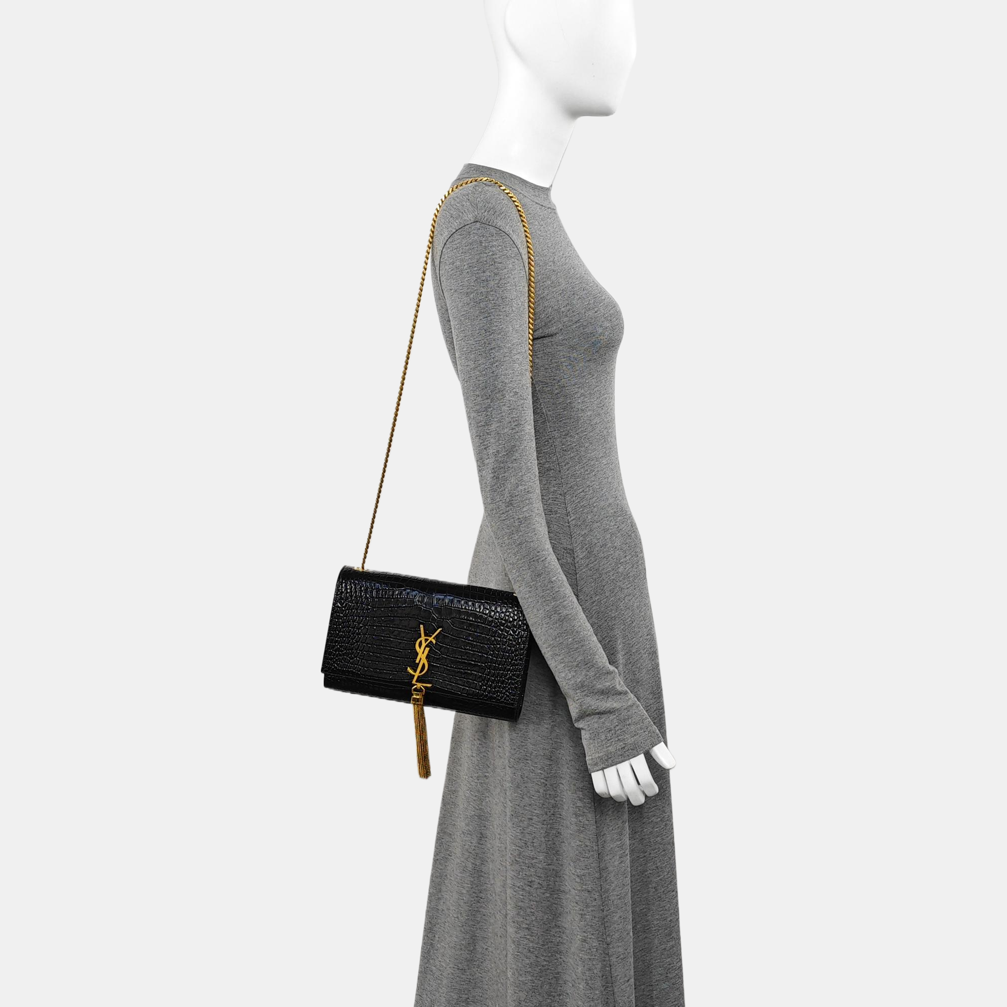 KATE Medium Calfskin Black