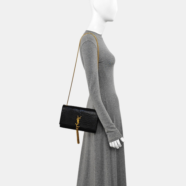 KATE Medium Calfskin Black