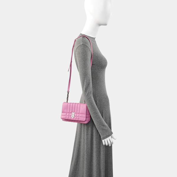 Lola Mini Quilted Lambskin Pink