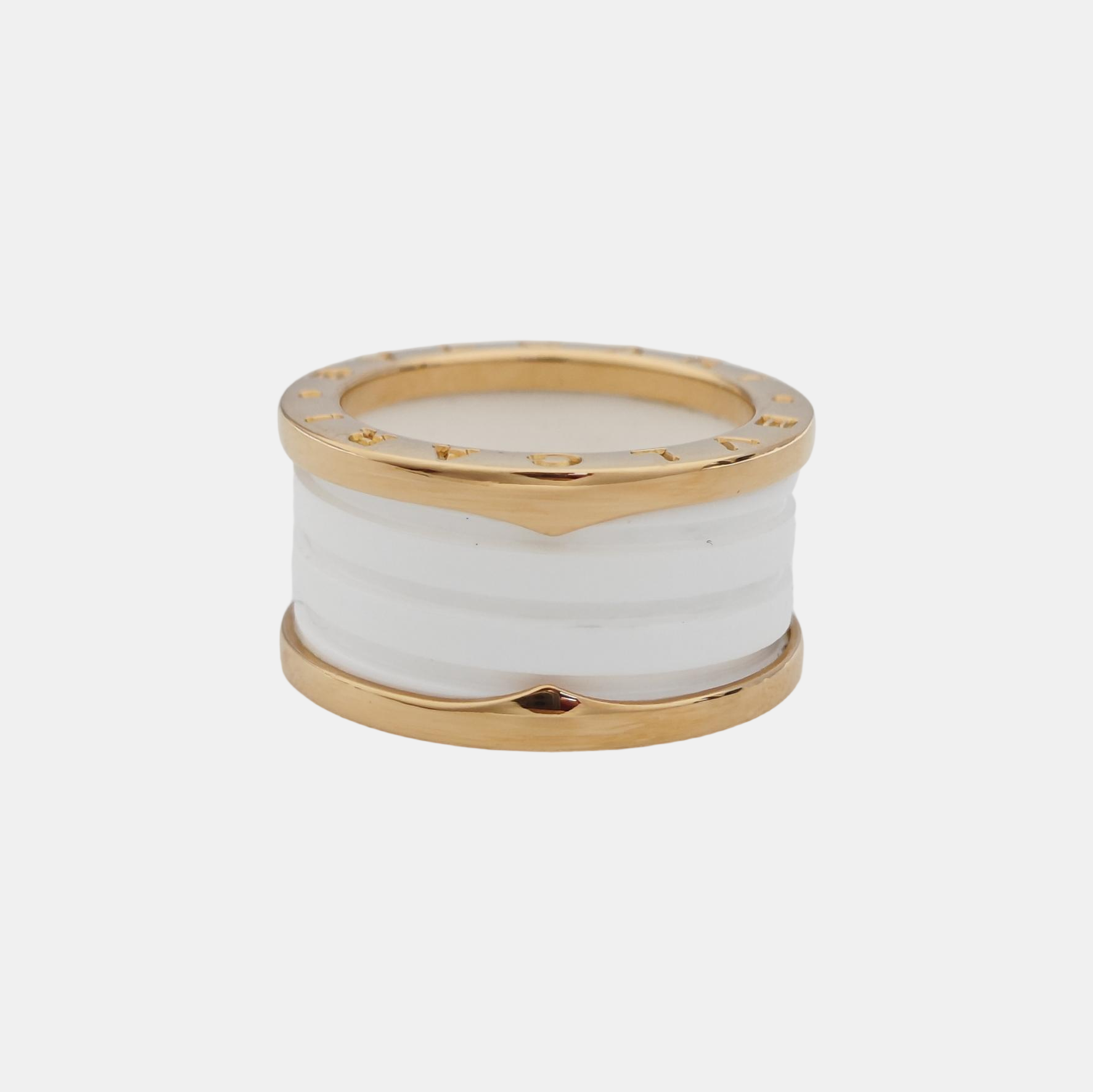 B.ZERO1 18k Rose Gold Ring EU 55