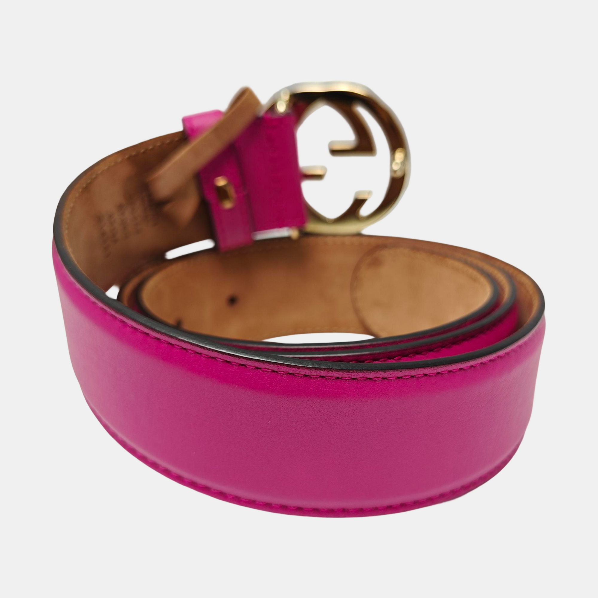 Leather Belt Purple