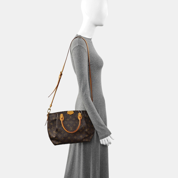TURENNE PM Monogram Coated Canvas Brown