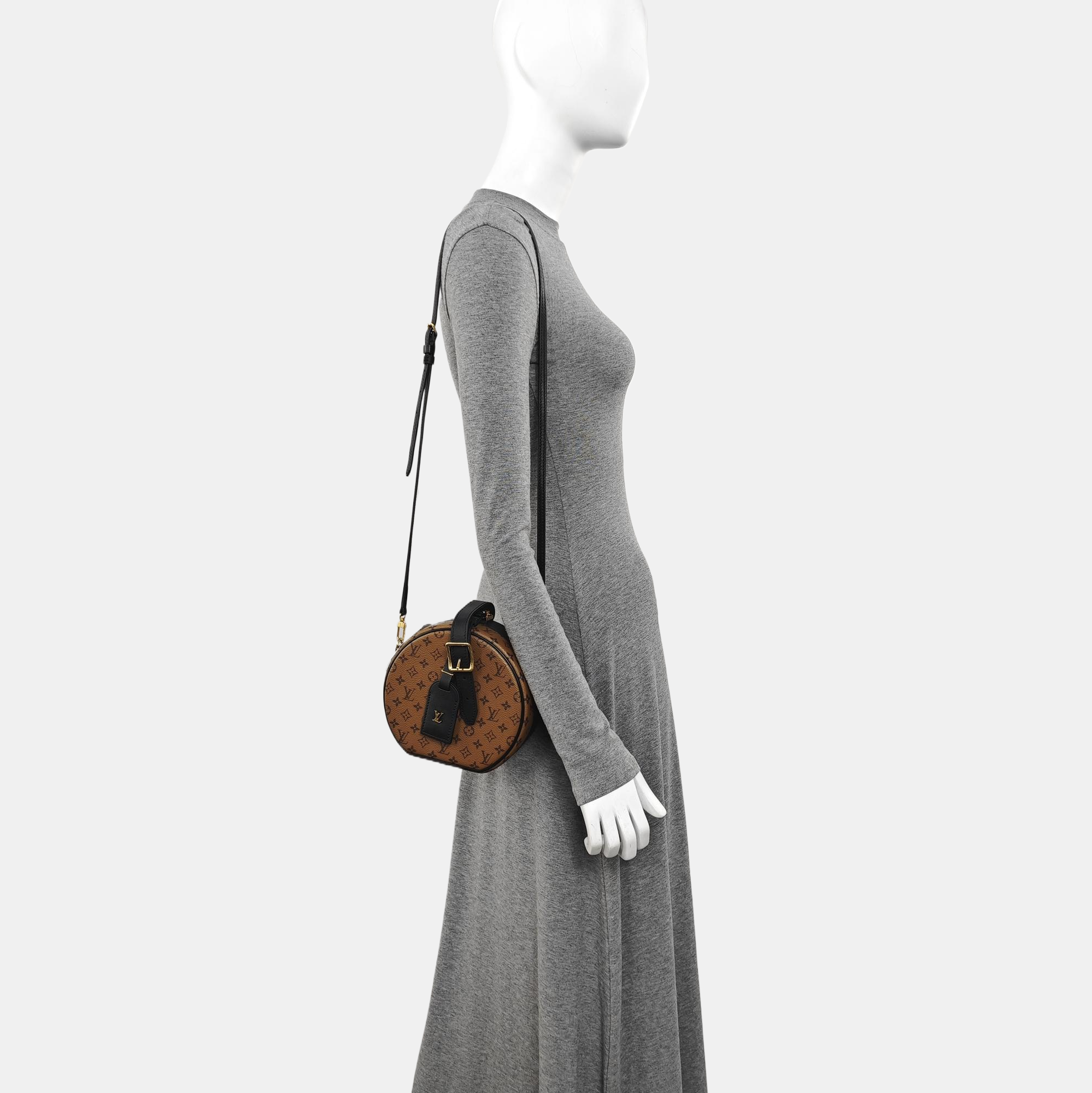 BOITE CHAPEAU PM Monogram Coated Canvas Brown