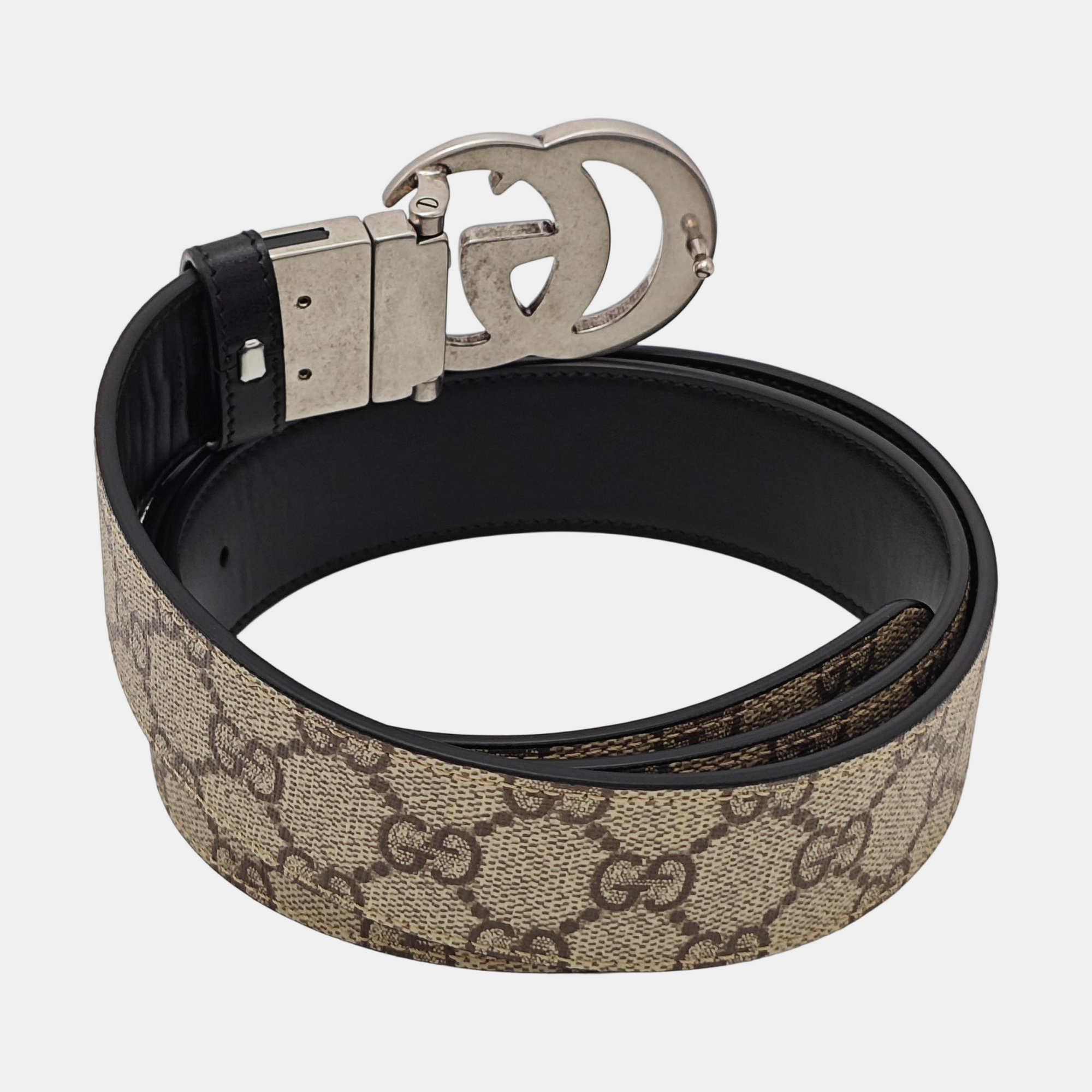 Leather Belt Beige