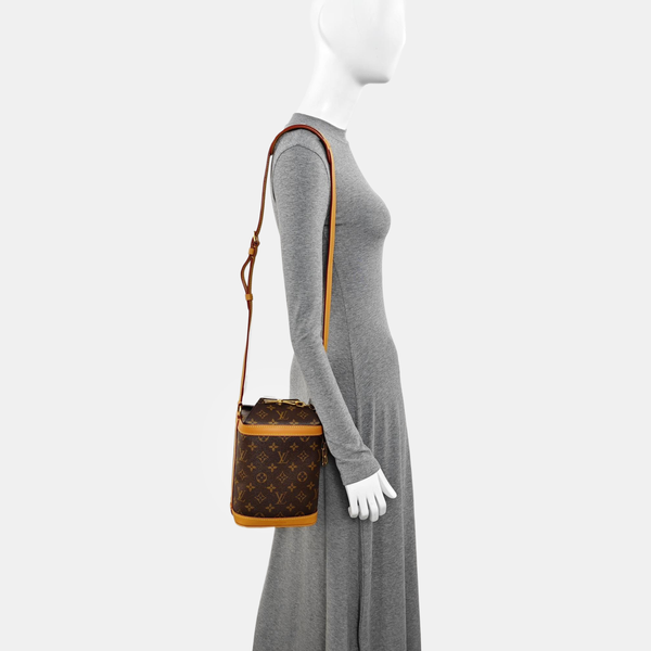 MILK BOX Monogram Coated Canvas Brown