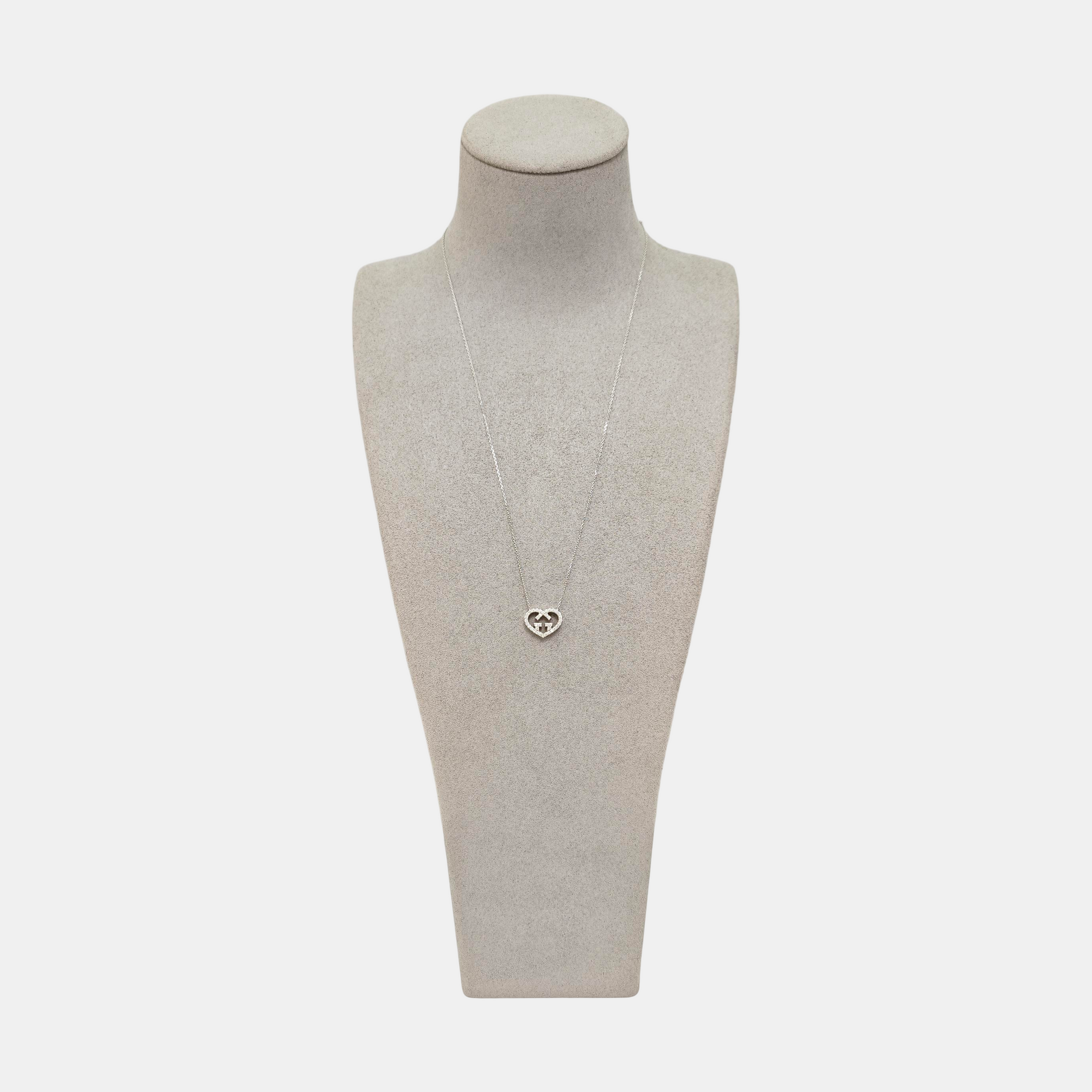 18k White Gold Silver Necklace