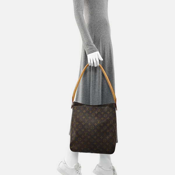 LOOPING GM Monogram Coated Canvas Brown
