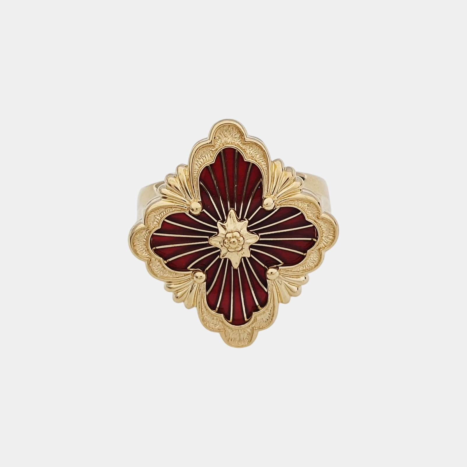 Opera Tulle 18k Rose Gold Ring EU 53