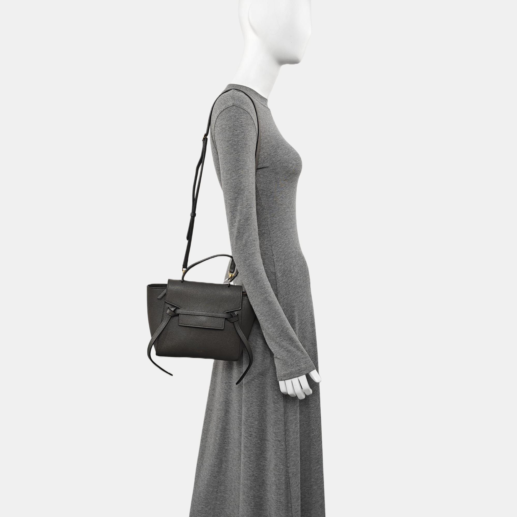 BELT Nano Calfskin Gray